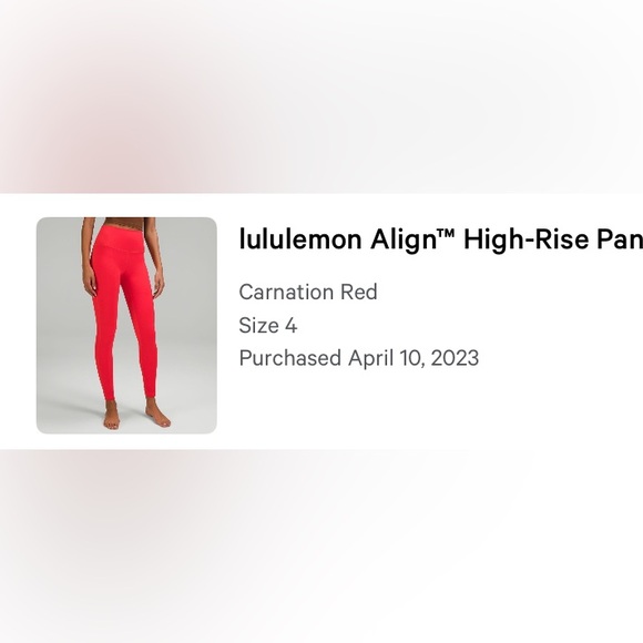 FIRM. Lululemon align high rise “28 - Picture 6 of 6